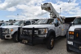 2017 FORD F550 4X4 PICKUP W/ VERSALIFT BUCKET, DIESEL (VIN # 1FDUF5HY0HED68650) (SHOWING APPX 196,61