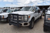 2012 FORD F350 POWERSTROKE 4X4 PICKUP, DIESEL (VIN # 1FT8W3BT2CEC05207) (SHOWING APPX 228,089 MILES,
