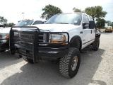 1999 FORD F250 POWERSTROKE 4X4 PICKUP (VIN # 1FTNW21F8XEE93393) (SHOWING APPX 287,508 MILES, UP TO T