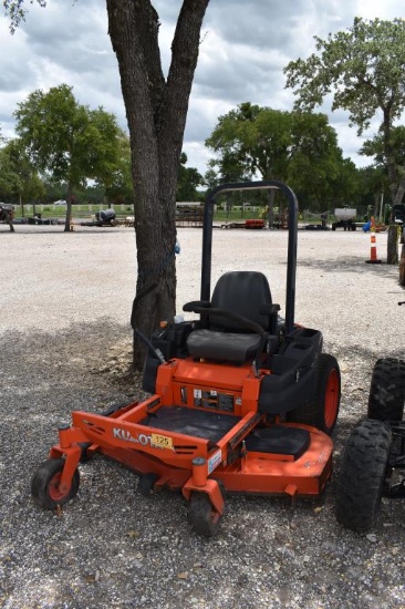 KUBOTA Z125EBR ZERO TURN MOWER (NOT RUNNING) (NO KEY) (SERIAL # 14146) (NK)