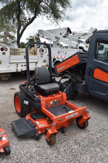 KUBOTA Z121 ZERO TURN MOWER (NO KEY, NOT RUNNING) (SERIAL # 25429) (SHOWING APPX 271 HOURS, UP TO TH