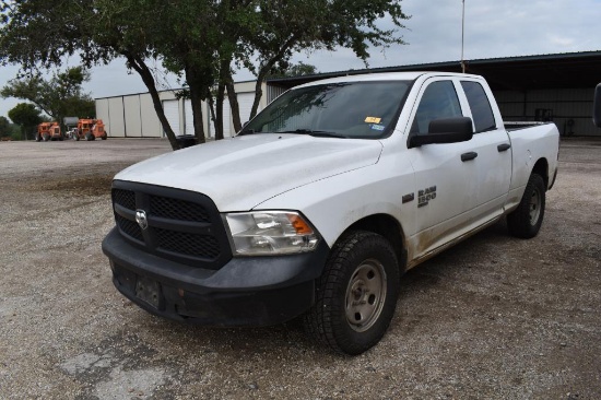 2019 DODGE 1500 HEMI PICKUP 4X4 (VIN # 1C6RR7FT9KS617600) (SHOWING APPX 159,313 MILES, UP TO THE BUY