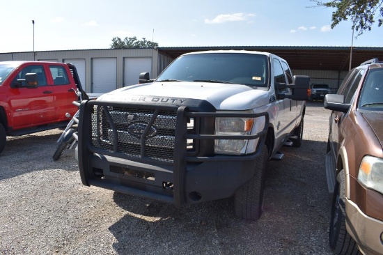 2012 FORD F250 POWERSTROKE PICKUP 4X4 (VIN # 1FT7W2BT9CEA33747) (SHOWING APPX 234,582 MILES, UP TO T