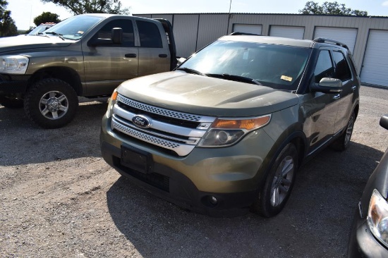 2013 FORD EXPLORER (NOT RUNNING, NO KEY) (UNKNOWN MILES) (VIN # IFM5K7D83DGA02293) (VTR-71-1 AUCTION