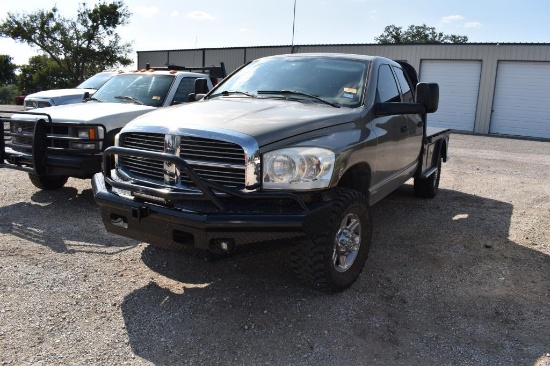 2009 DODGE 2500 PICKUP (VIN # 3D7KS28L49G527325) (SHOWING APPX 183,586 MILES, UP TO THE BUYER TO DO