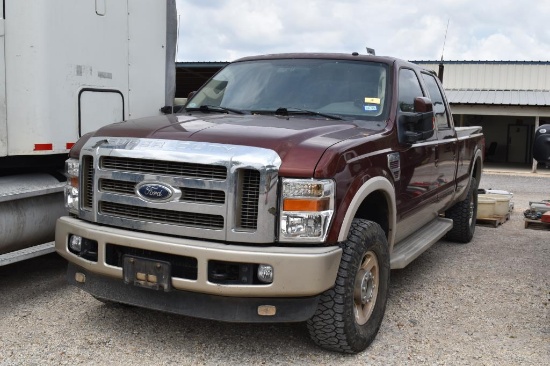 2008 FORD F350 POWERSTROKE PICKUP (VIN # 1FTWW31R68ED09395) (SHOWING APPX 151,459 MILES, UP TO THE B