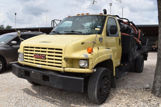 2009 GMC C550 TOP KICK PUMP TRUCK (VIN # 1GDJ5C1G29F412980) (SHOWING APPX 240,995 MILES, UP TO THE B