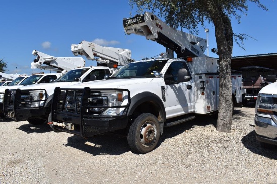2020 FORD F550 PICKUP W/ VERSALIFT BUCKET 4X4 (BAD TRANSMISSION) (VIN # 1FD