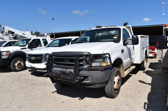 2004 Ford F450 Service Pickup 4x4 (Vin # 1fdxf47s54eb68653) (Showing Appx 1