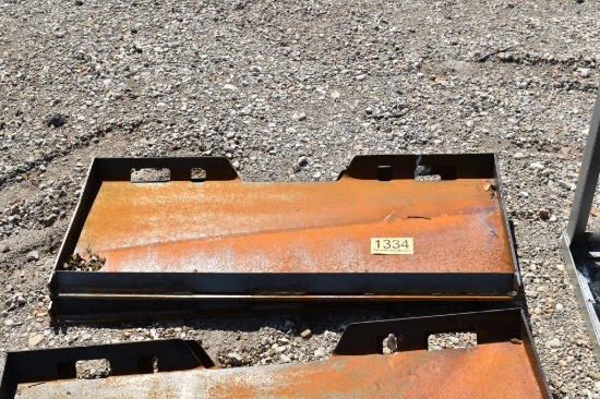 2 - Skid Steer Weld Plates