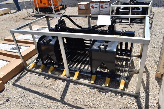 72" SKID STEER ROCK GRAPPLE