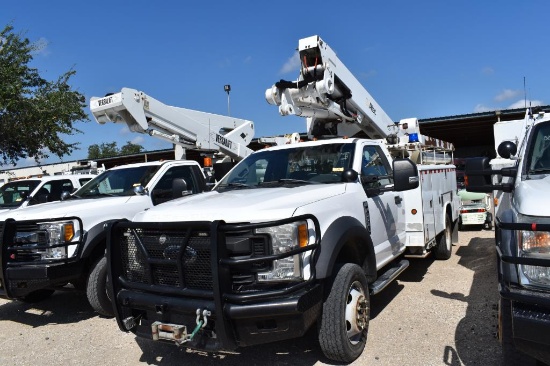 2018 FORD F550 PICKUP W/ ALTEC BUCKET 4X4 (VIN # 1FDUF5HY9HDA08640) (SHOWIN