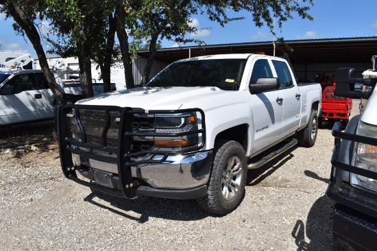 2018 Chevrolet 1500 Pickup 4x4 (Vin # 3gcuknec8jg312091) (Showing Appx 160,