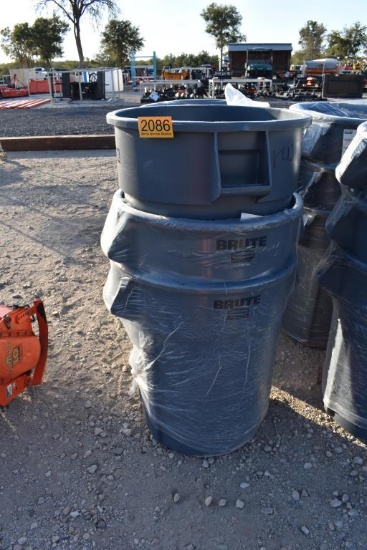 3 - Brute Trash Cans