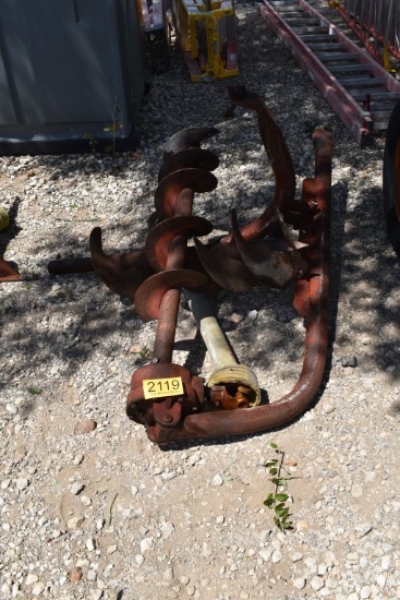 3PT POSTHOLE DIGGER W/ 2 AUGERS