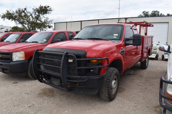 2008 FORD F350 4X4 PICKUP (VIN # 1FTWX31538EE49141) (SHOWING APPX 247,568 M