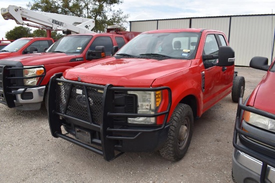 2017 FORD F350 PICKUP (VIN # 1FT8X3A60HEC11152) (SHOWING APPX 236,406 MILES