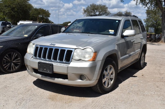 2009 GRAND CHEROKEE 4X4 (MOTOR TAPPING) (VIN # 1J8GR58K69C527617) (SHOWING