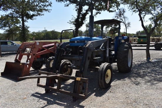 NH 6610 TRACTOR W/ LOADER (SERIAL # 82853234) (SHOWING APPX 2,238 HOURS, UP TO THE BUYER TO DO THEIR