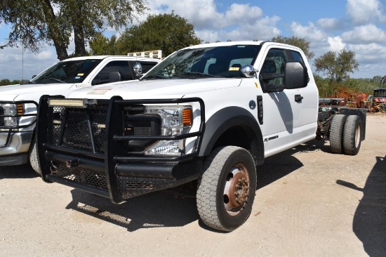 2020 FORD F550 POWERSTROKE PICKUP 4X4 (VIN # 1FD0X5HTXLED40900) (SHOWING AP