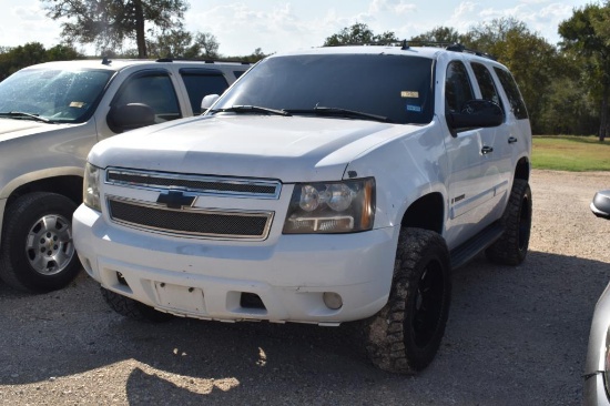 2007 CHEVROLET TAHOE (VIN # 1GNFC13J17R145489) (SHOWING APPX 256,220 MILES,