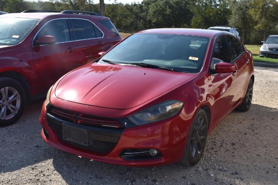 2013 DODGE DART CAR (VIN # 1C3CDFBH9DD641190) (SHOWING APPX 152,632 MILES,