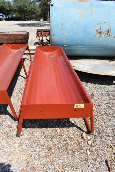 10' METAL FEED TROUGH