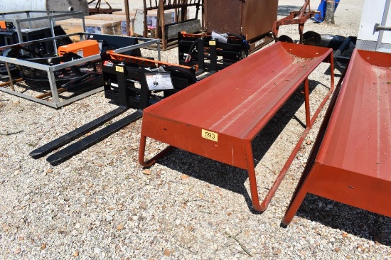 10' Metal Feed Trough