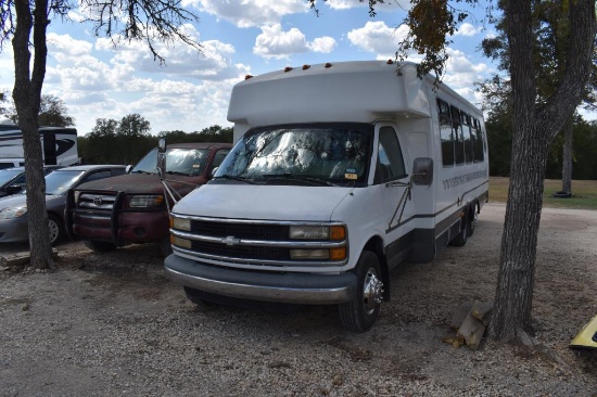 1999 Chevrolet 3500 Bus (Vin # 1gbjg31f3x1031899) (Showing Appx 133,718 Mil