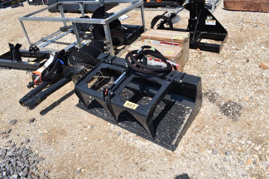 Mini Skid Steer Stump Grapple