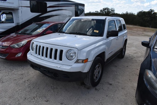 2015 Jeep Patriot 4x4 (Motor Has A Tap) (Vin # 1c4njrbb7fd386083) (Showing