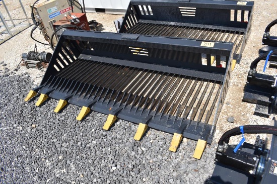 78" SKID STEER ROCK BUCKET