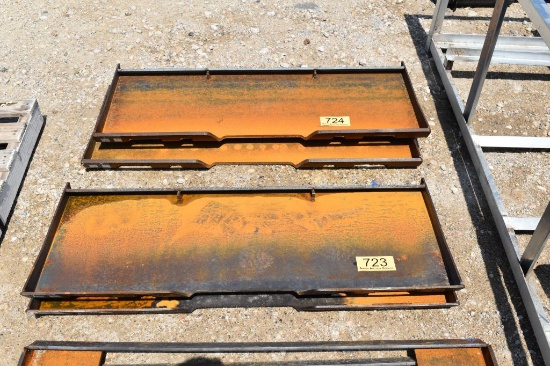 2 - Skid Steer Weld Plates