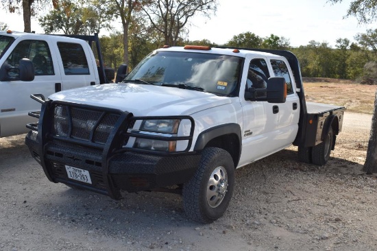 2003 Chevrolet 3500 Duramax 4x4 Pickup (30,000 Miles On Overhaul) (Vin # 1g