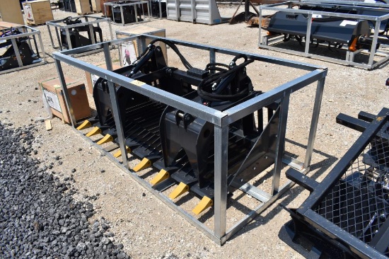 6' Skid Steer Grapple Bucket
