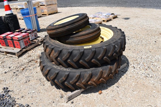 2 - 300 X 95R42 TIRES AND RIMS AND 2 - 7.50 X18 TIRES AND RIMS