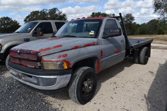2000 DODGE 3500 CUMMINS PICKUP (VIN # 3B6MC3664YM217439) (SHOWING APPX 262,634 MILES, UP TO THE BUY