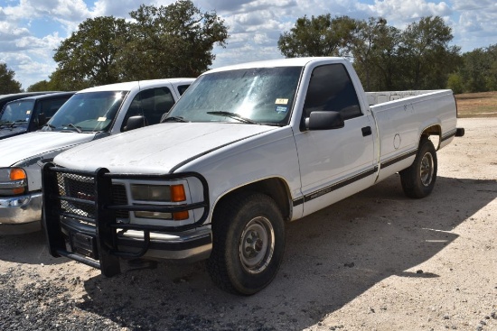 1999 Gmc 2500 Pickup (Not Running) (Vin # 1gtgc24r4xr719106( (Showing Appx 214,979 Miles, Up To The