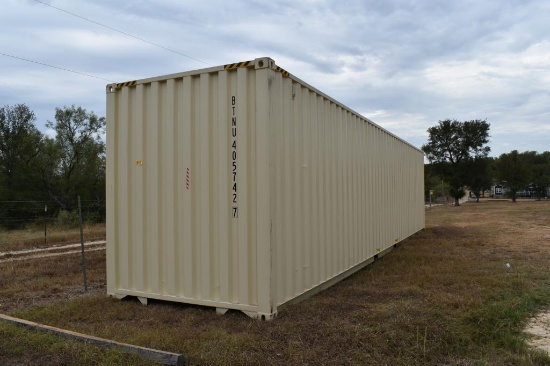40' STORAGE CONTAINER W/ 10 DOORS (BTNU4057427)