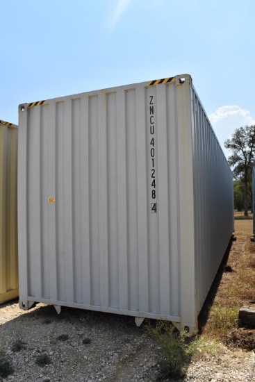40' STORAGE CONTAINER W/ 6 DOORS (ZNCU4012484)