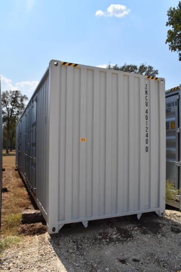 40' STORAGE CONTAINER W/ 6 DOORS (ZNCU4012400)