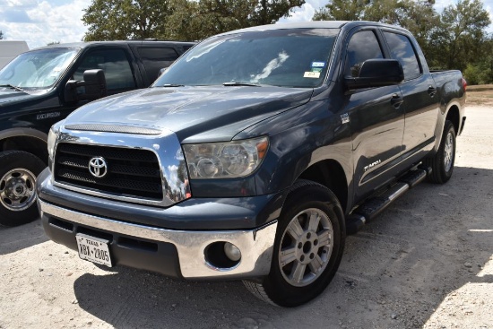 2008 TOYOTA TUNDRA PICKUP (VIN # 5TFET54188X021369) (SHOWING APPX 223,285 MILES, UP TO THE BUYER TO