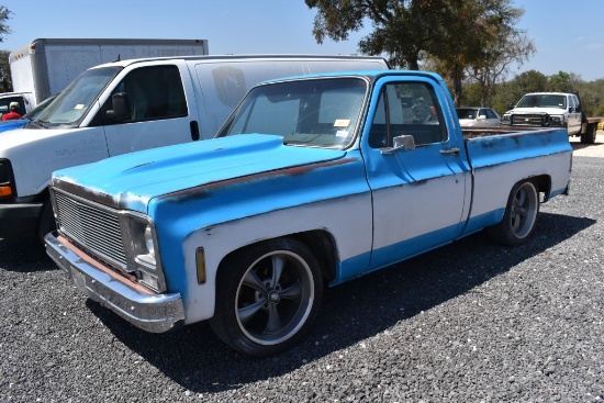 1997 CHEVROLET C10 PICKUP (VIN # CCL449F456165) (SHOWING APPX 18,186 MILES, UP TO THE BUYER TO DO T