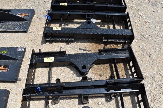 SKID STEER HAY SPEAR PLATE