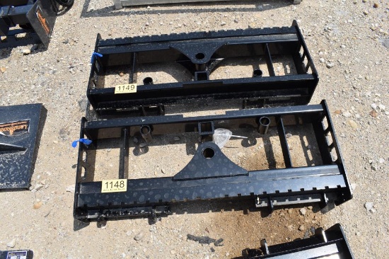 SKID STEER HAY SPEAR PLATE