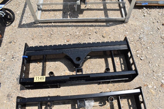 SKID STEER HAY SPEAR PLATE