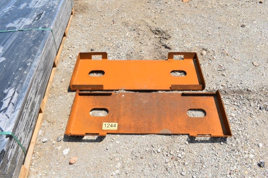 2 - SKID STEER WELD PLATES