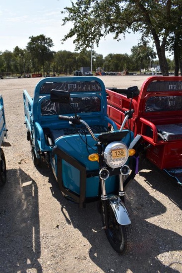 3 WHEEL ELECTRIC CART (SERIAL # H9RZYF1SXTA153748)