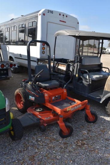 KUBOTA ZERO TURN MOWER (SERIAL # 14137) (SHOWING APPX 280 HOURS, UP TO THE