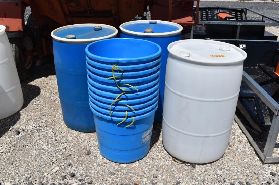 4 - PLASTIC BARRELS AND TUBS
